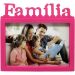 Decoração Porta Retrato De Mesa Rosa Enfeite Família 20x15cm