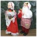 Dupla Boneco De Natal Mamãe E Papai Noel Feirantes