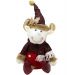Dupla Boneco Neve Papai Noel Sentado Decoração Natal De 40cm