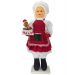 Dupla Bonecos Natalino Mamãe E Papai Noel Confeiteiros 90cm