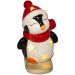Dupla Casal Pinguim Na Prancha Decoração Luminária Luzes LED