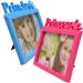 Dupla Porta Retrato Infantil Mural Príncipe Princesa 20x15cm