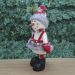 Enfeite Boneco De Neve Natal Em Tecido 38cm