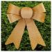 Enfeite Árvore Natal Laço Dourado 2 Peças 17,5cm