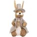 Enfeite Coelhinho de Páscoa Coelho Em Palha Artesanal 37cm