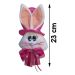 Enfeite Decorativo Coelho De Páscoa Para Trinco 23cm