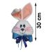 Enfeite Decorativo Coelho De Páscoa Tecido 30cm