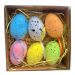 Enfeite Decorativo Páscoa 18 Ovos Pendentes Coloridos