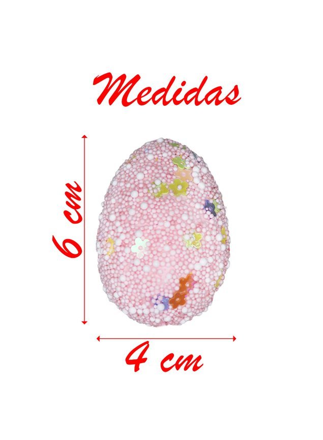 Enfeite Decorativo Páscoa 18 Ovos Pendentes Coloridos