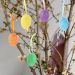 Enfeite Decorativo Páscoa 24 Ovos Pendentes Coloridos