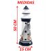 Enfeite Farol Marítimo Decoração Casa Náutica Mar Praia 50cm
