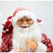 Enfeite Natalino Boneco Papai Noel Tecido Decorativo 62 cm