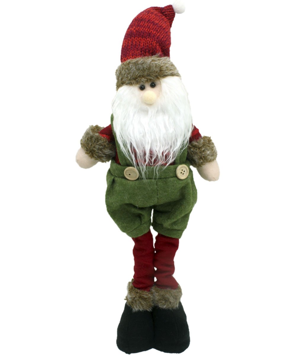 Enfeite Natalino Papai Noel Perna Ajustáveis Decorativo 45cm