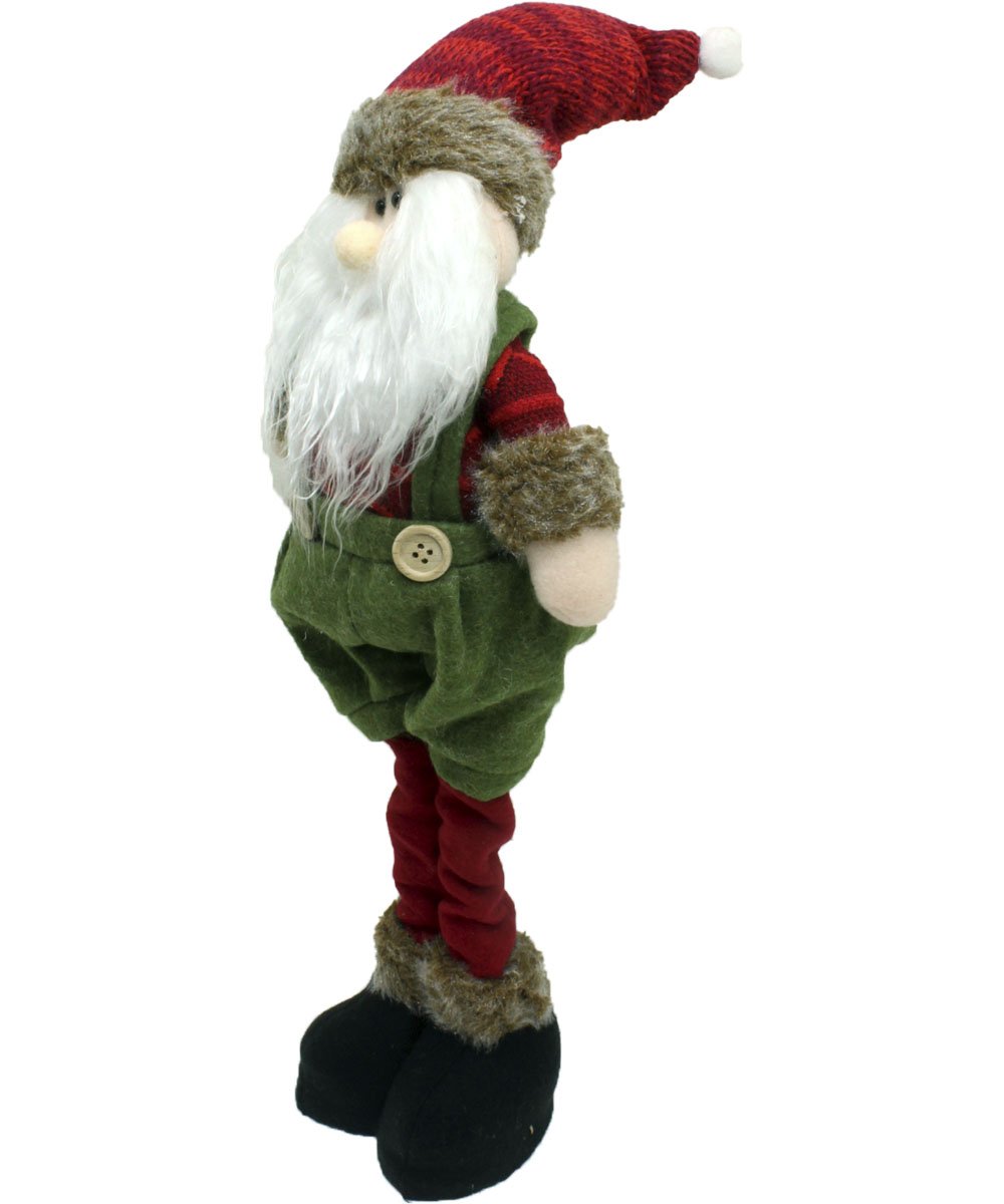 Enfeite Natalino Papai Noel Perna Ajustáveis Decorativo 45cm