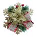 Enfeite Pendente Natalino Laço Arranjo Decoração Natal 15cm