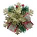 Enfeite Pendente Natalino Laço Arranjo Decoração Natal 15cm