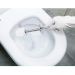 Escova Sanitária com Suporte Plástico Cerdas Arredondadas Branco