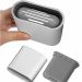 Escova Vaso Sanitario Cerdas Silicone Slim Branco