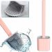 Escova Vaso Sanitario Cerdas Silicone Slim Rosa