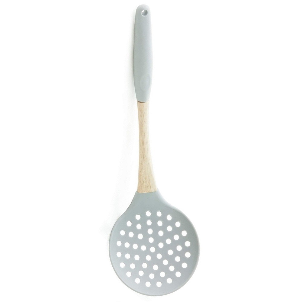 Escumadeira Cozinha Silicone Flexível 33cm 