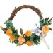 Floreal Guirlanda De Porta C Laço Decor Primavera E Natal