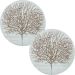 Flores Algas Coral Natal Gliter Rose Gold 40x50cm Kit 12pçs