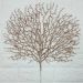 Flores Algas Coral Natal Gliter Rose Gold 40x50cm Kit 8pçs