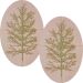 Folhas Flores Enfeite Natal Gliter Dourado De 40cm Kit 12pçs