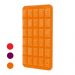 Forma Gelo Chocolate Gelatina Silicone Alfabeto  Laranja