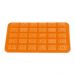 Forma Gelo Chocolate Gelatina Silicone Alfabeto  Laranja