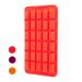 Forma Gelo Chocolate Gelatina Silicone Alfabeto  Vermelho