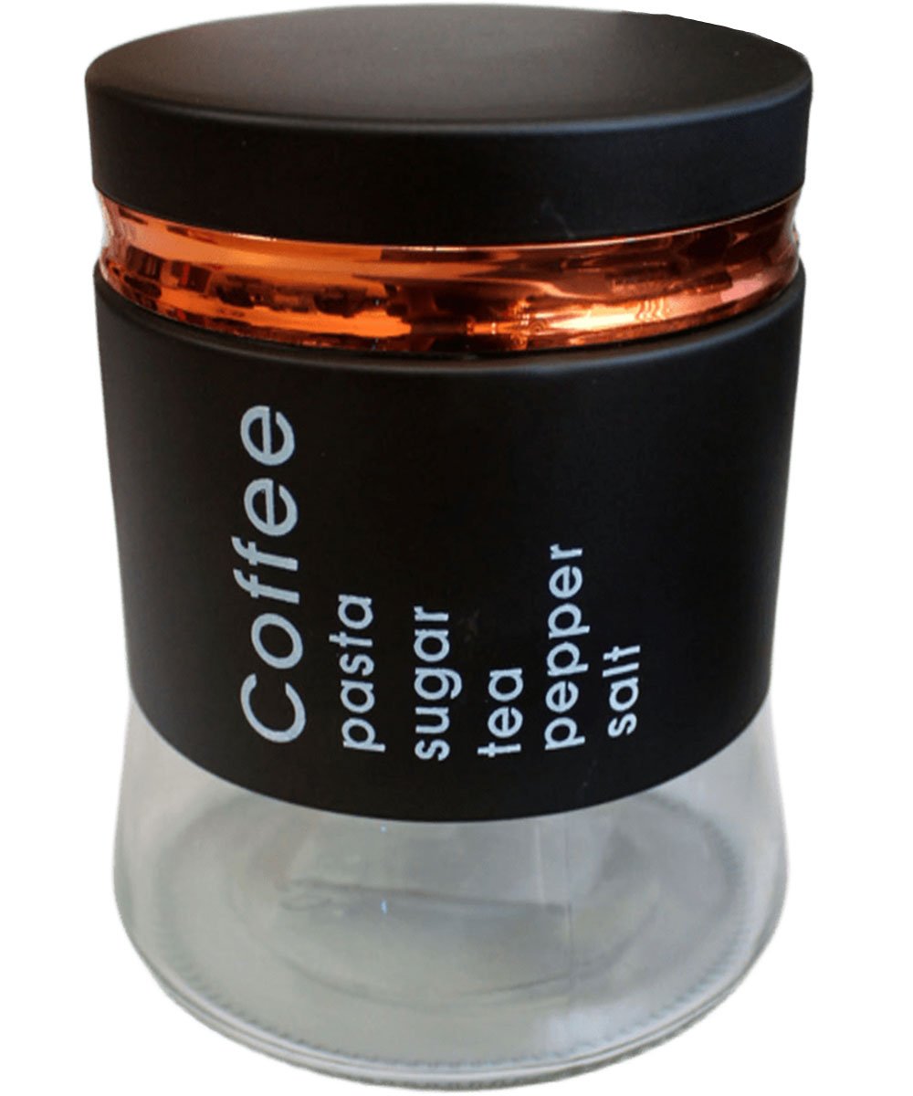 Frasco Pote Coffee Vidro Porta Mantimentos Tampa Hermético