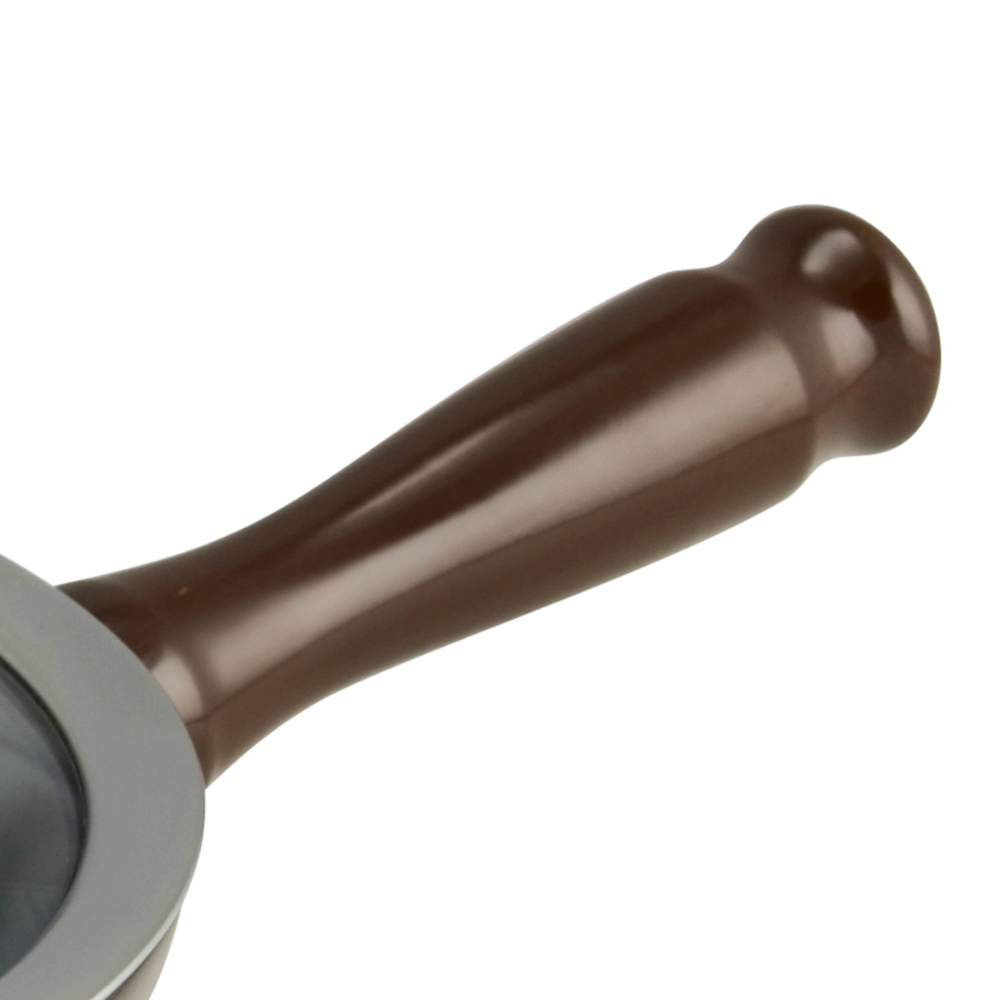 Frigideira Cerâmica com Tampa Chef 1,8 Litros Chocolate 