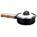 Frigideira Esmaltada com Peneira para Fritura e Tampa 22 