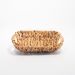 Fruteira Retangular Enfeite Palha Seagrass Natural 28cm