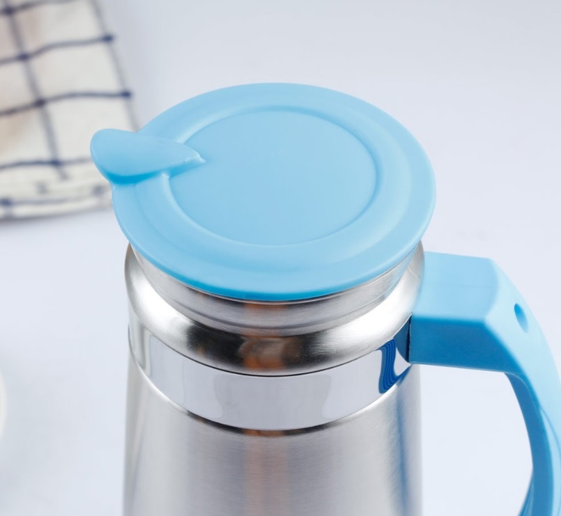 Garrafa Inox 1,5 Litros Com Tampa  Jarra Para Água Ou Suco  