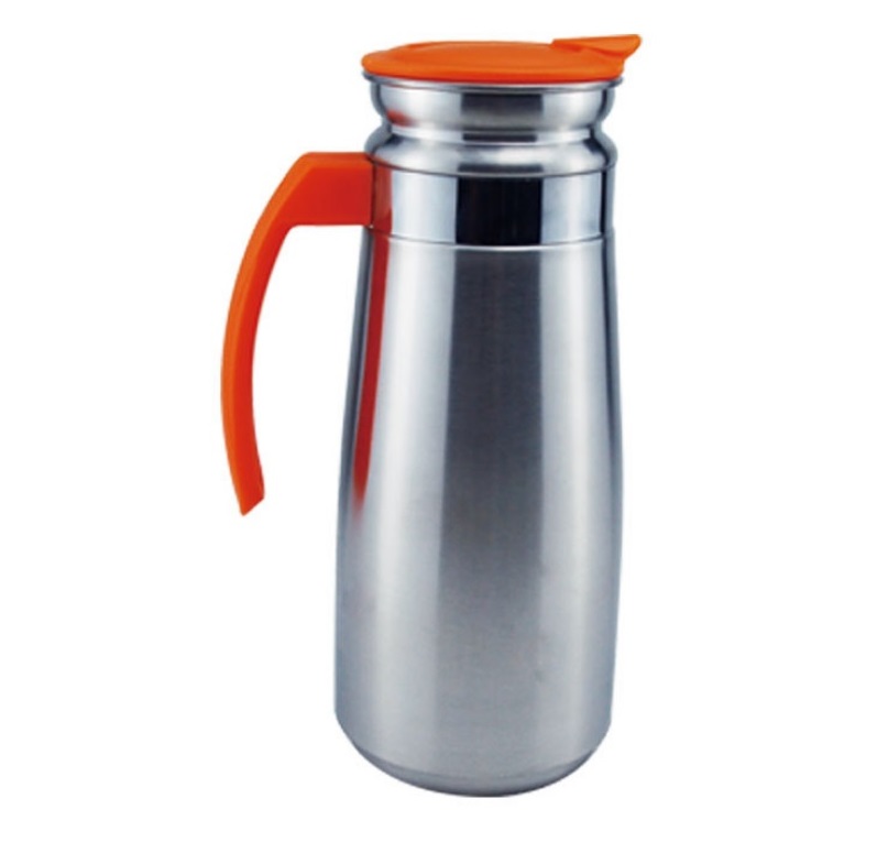 Garrafa Inox 1,5 Litros Com Tampa, Jarra Para Água Ou Suco e Cha 