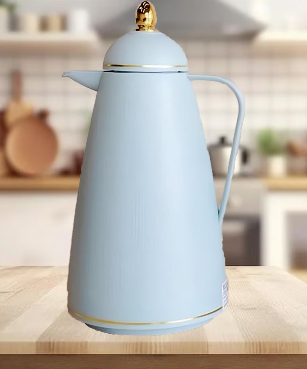 Garrafa Térmica De Mesa Blue 12 Horas Café Chá Leite 1 Litro