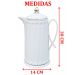 Garrafa Térmica De Mesa Cream Whlte Café Chá Leite De 1Litro