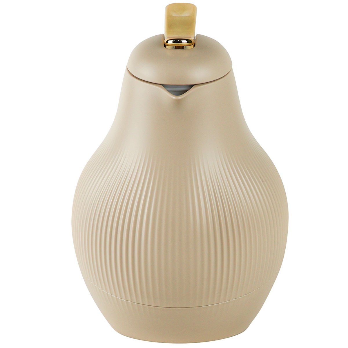 Garrafa Térmica De Mesa Daphne Nude Bege Café Leite Chá 1L