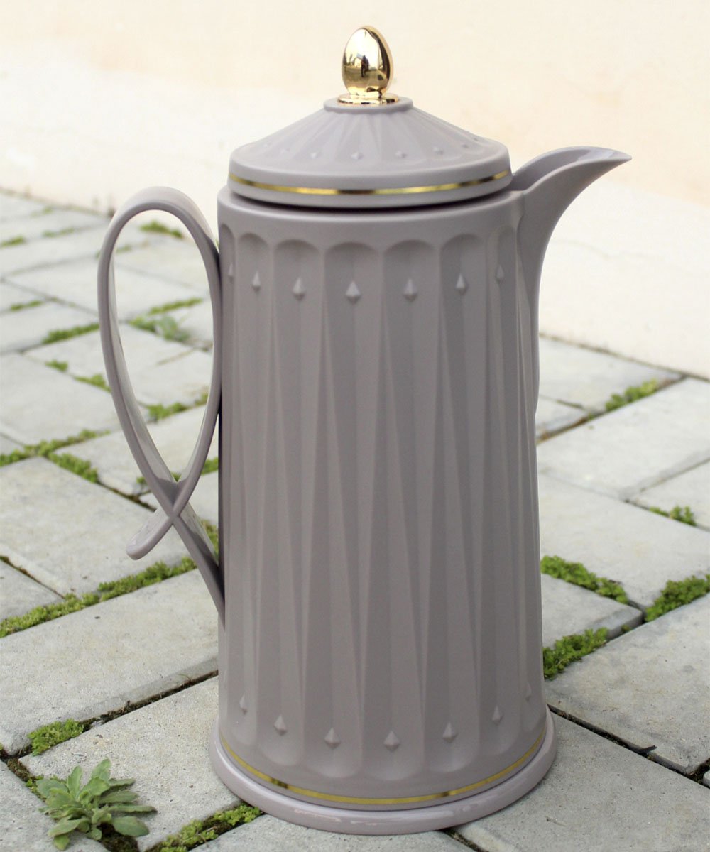 Garrafa Térmica De Mesa Deep Grey Café Chá Leite De 1 Litro