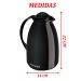 Garrafa Térmica De Mesa Florença 650ml Verde Café Chá Leite