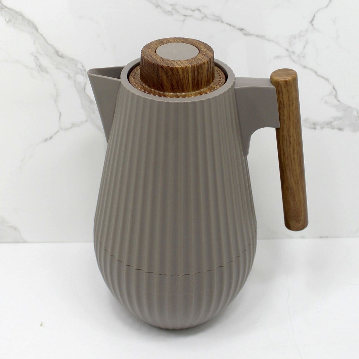 Garrafa Térmica De Mesa Morden Gray Cinza Leite Chimarrão 1L