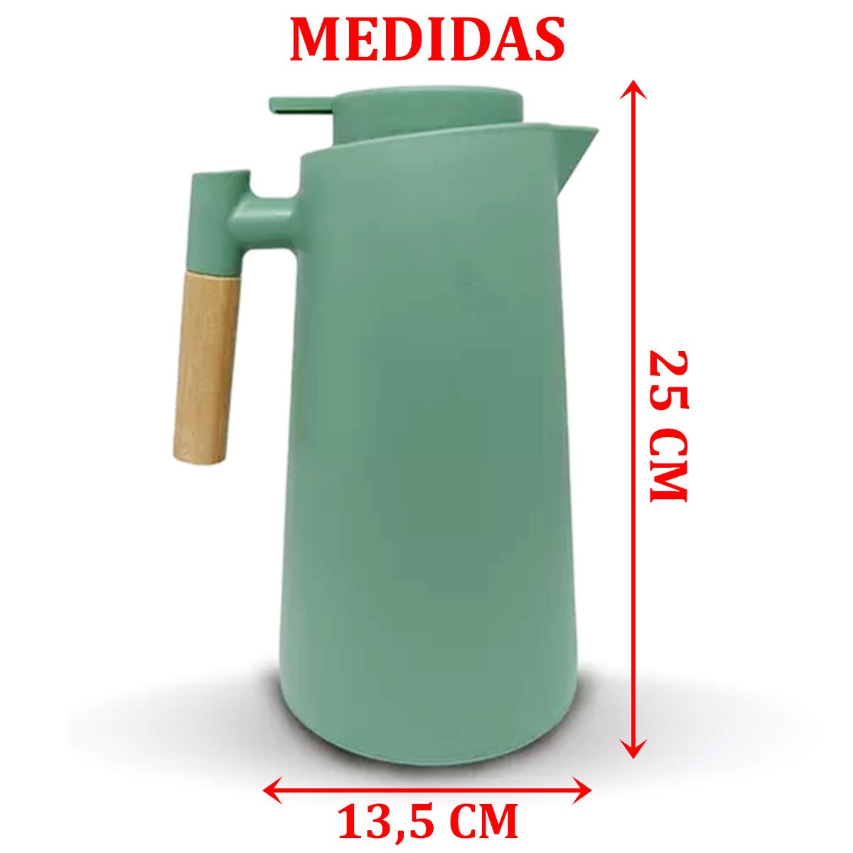 Garrafa Térmica De Mesa Nórdica Azul Leite Café Chimarrão 1L