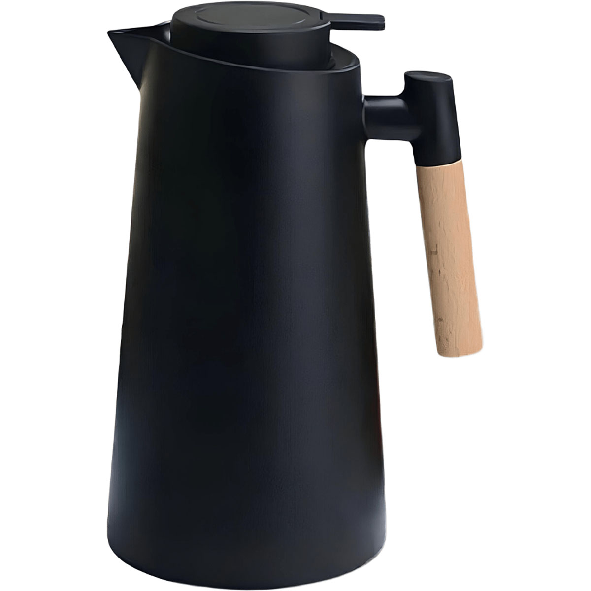Garrafa Térmica De Mesa Nórdica Preto Chá Café Chimarrão 1L