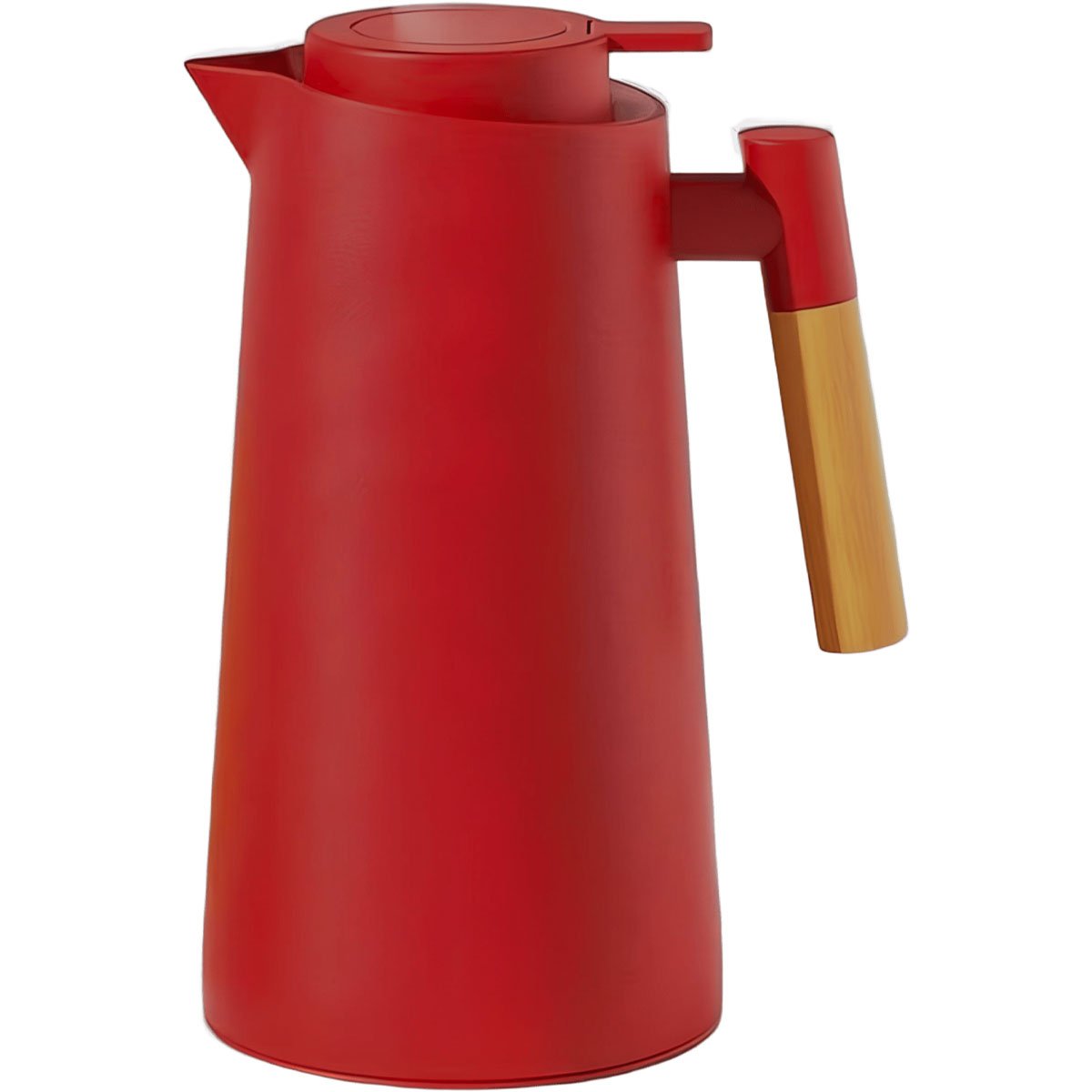Garrafa Térmica De Mesa Nórdica Vermelho Café Chimarrão 1L