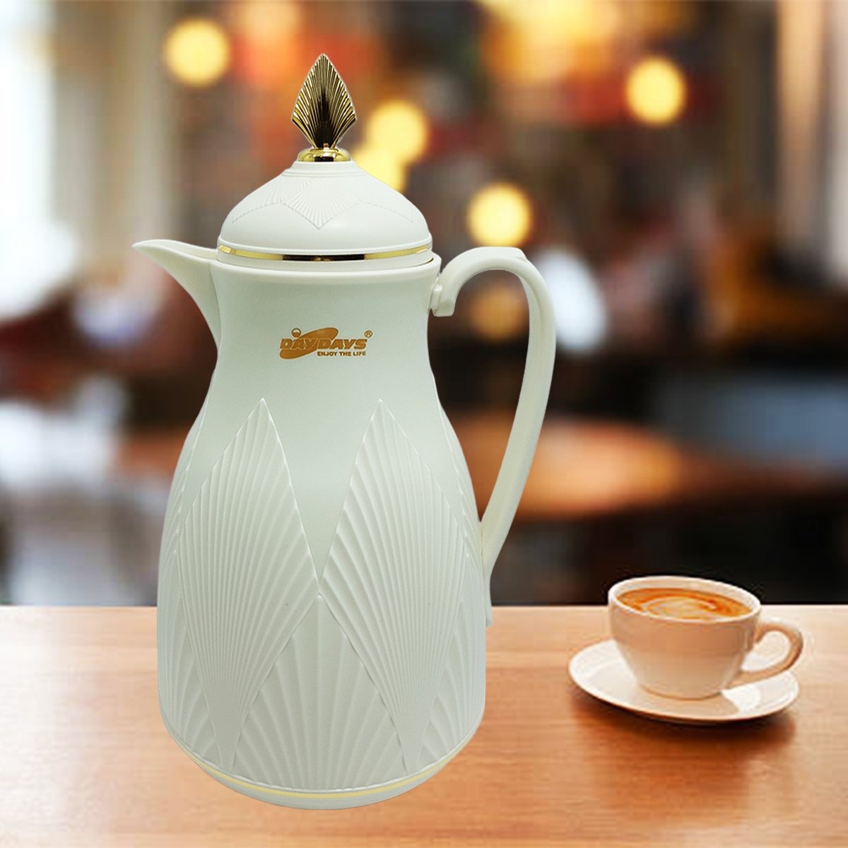 Garrafa Térmica De Mesa Off Bule 1L Chimarrão Chá Leite Café