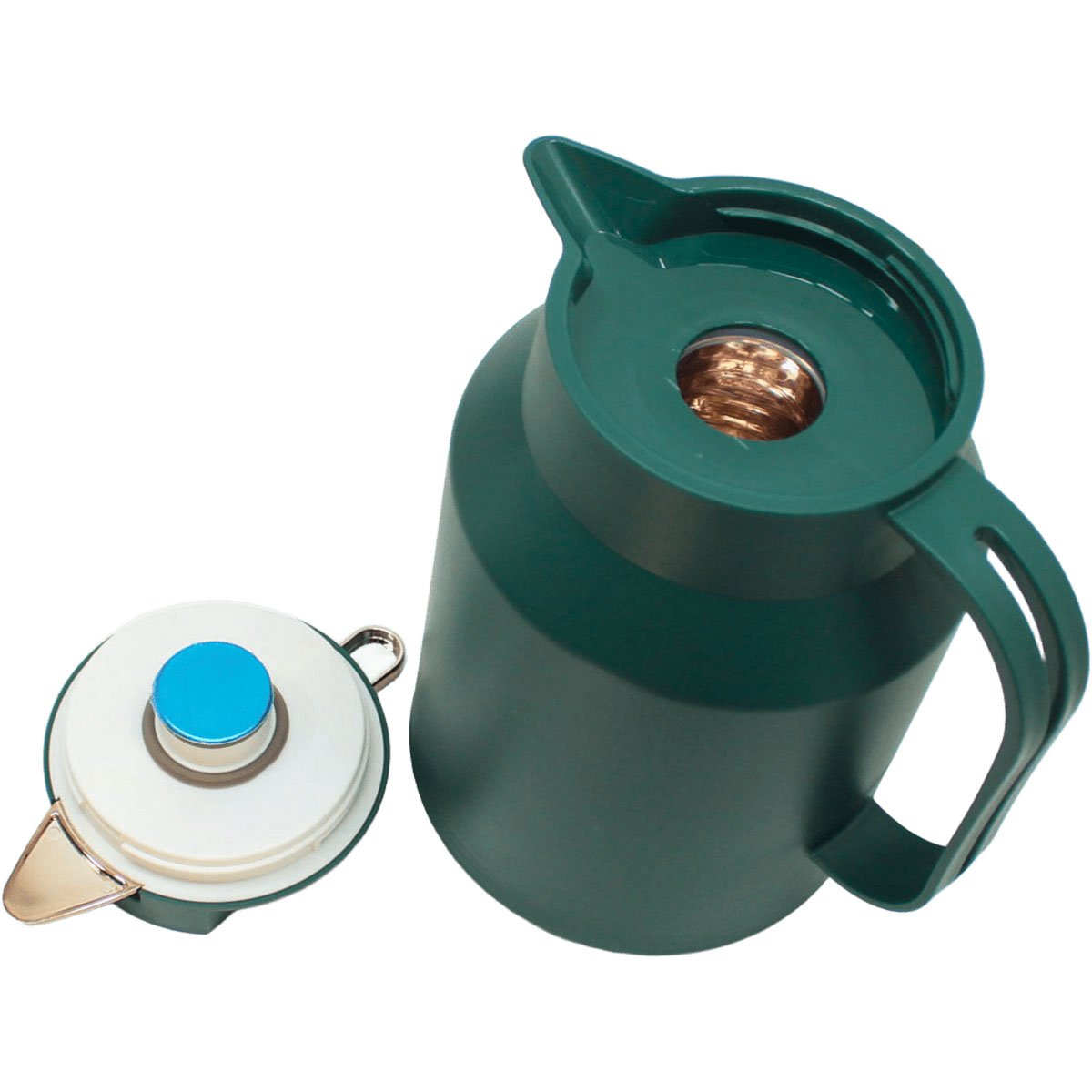 Garrafa Térmica De Mesa Verde Café Chá Chimarrão Leite 1,5L