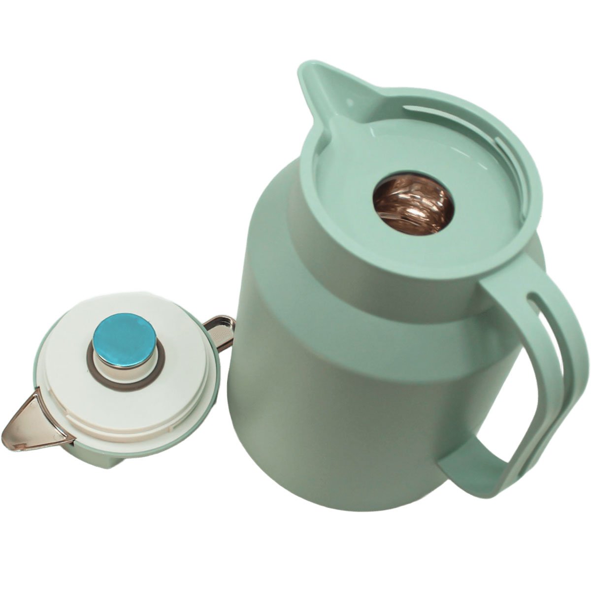 Garrafa Térmica De Mesa Verde Claro Café Chá Chimarrão 1,5L