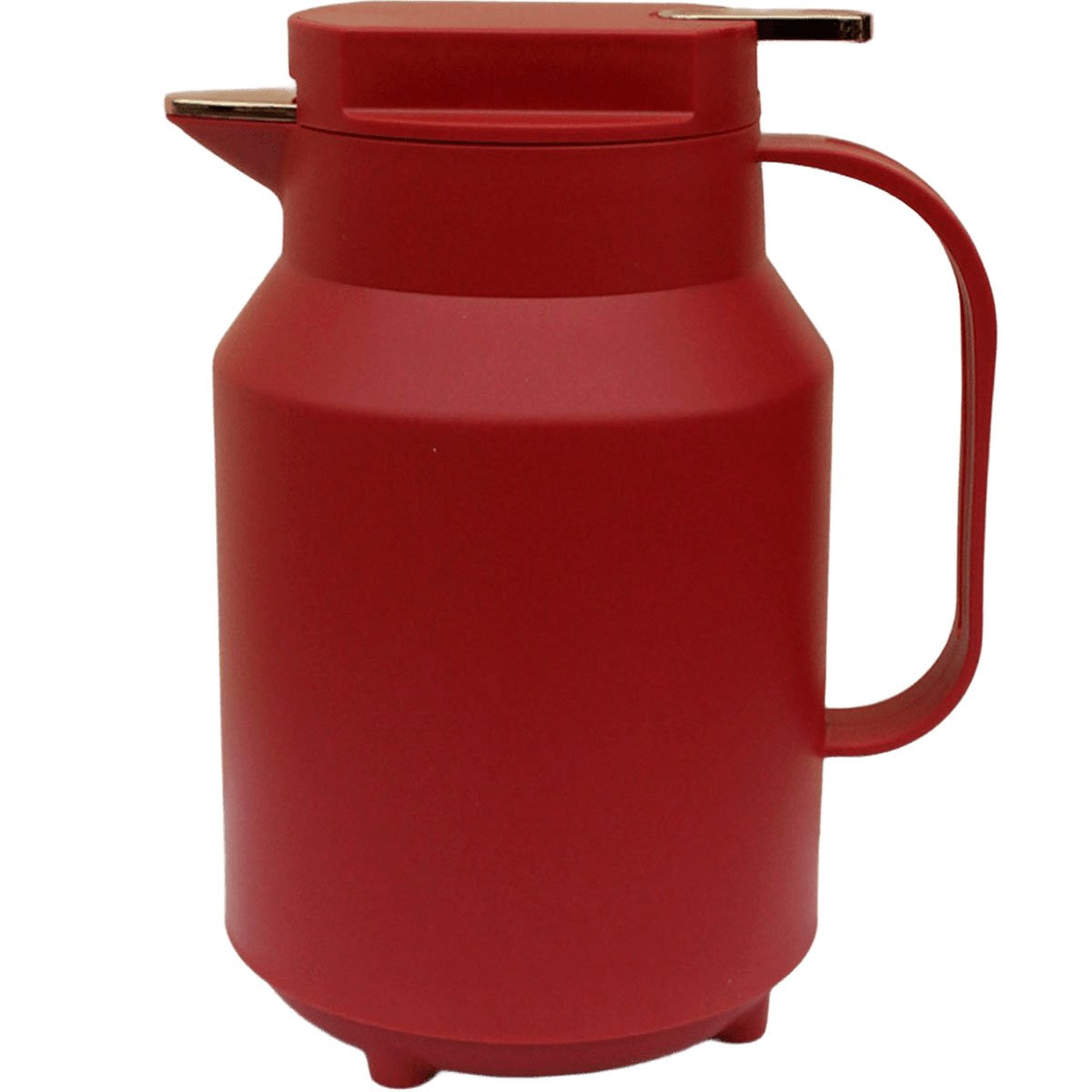 Garrafa Térmica De Mesa Vermelha Café Chimarrão Leite 1,5L